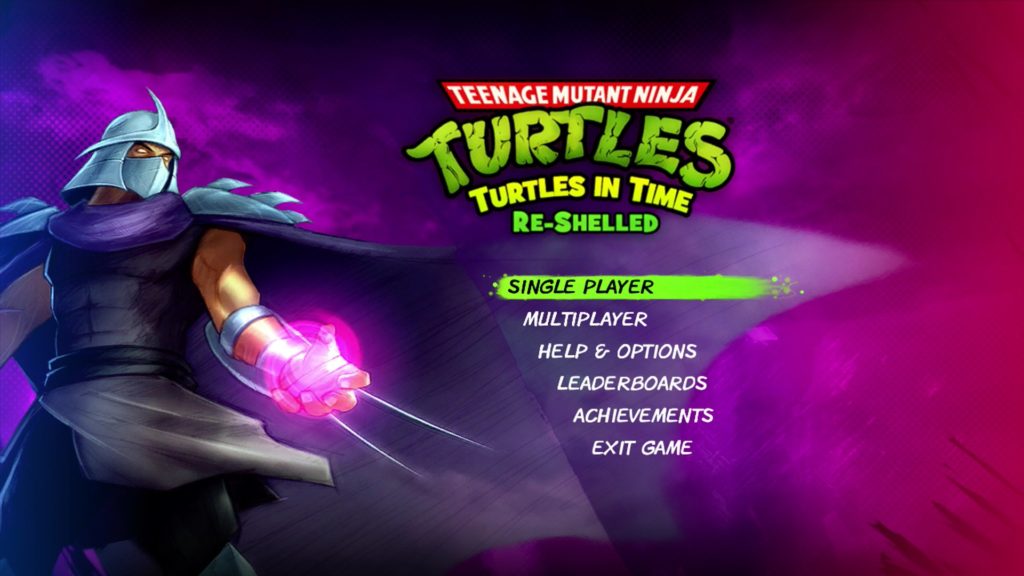 TNMNT Turtles in Time screen 2