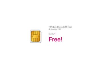 T Mobile free SIM kit