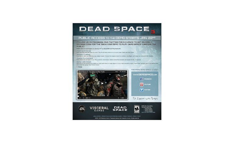 dead space 3 demo