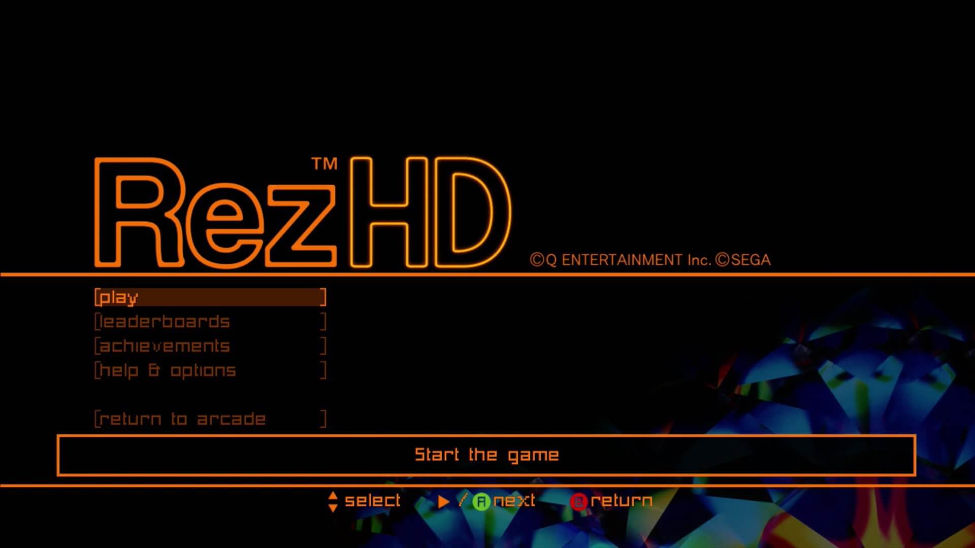 Rez HD screen 2