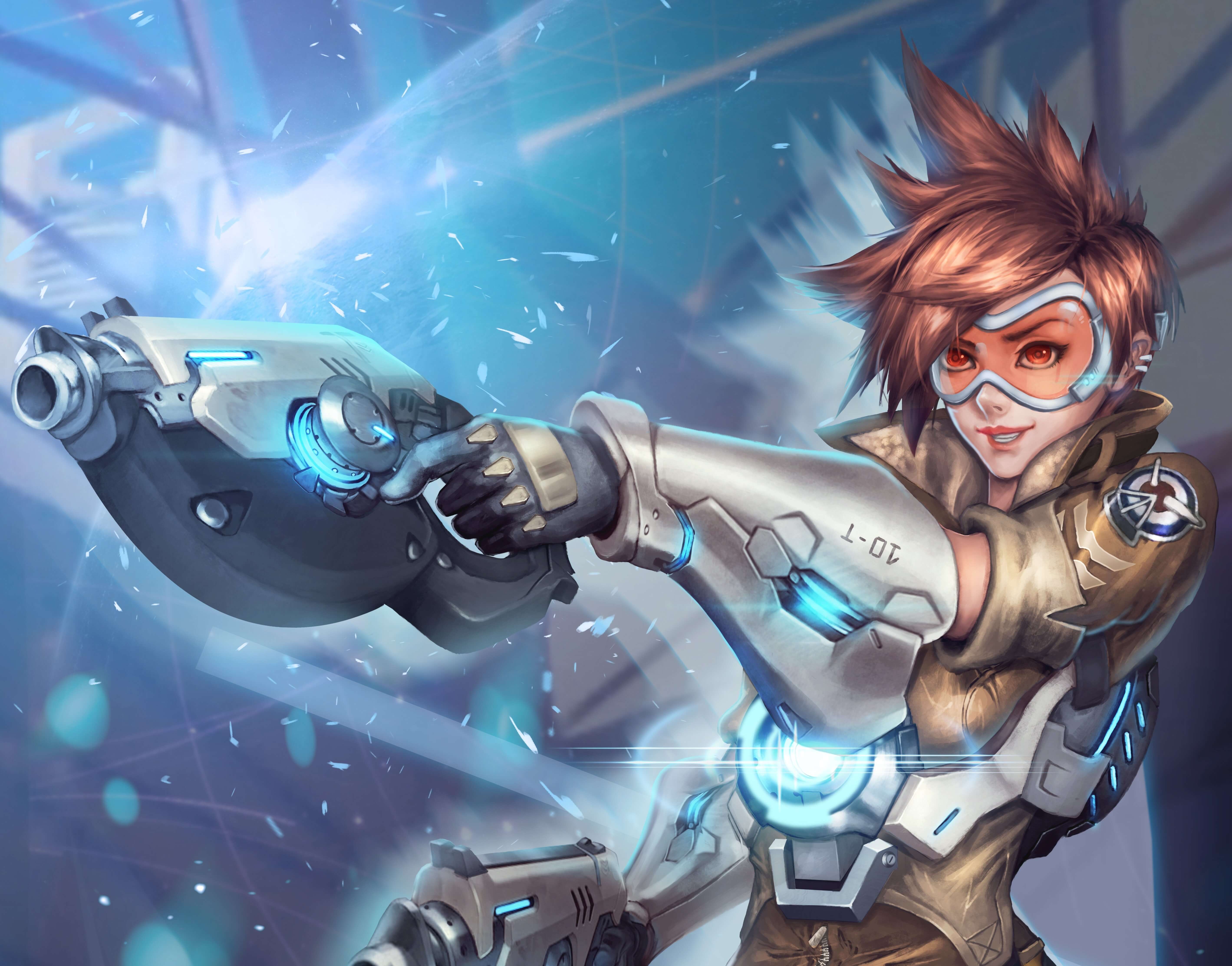 Video Game Overwatch Tracer (Overwatch) Wallpaper  Overwatch wallpapers,  Overwatch mobile wallpaper, Overwatch phone wallpaper