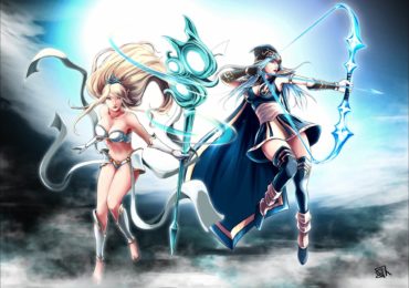 video game league of legends ashe league of legends janna league of legends wallpaper 570227