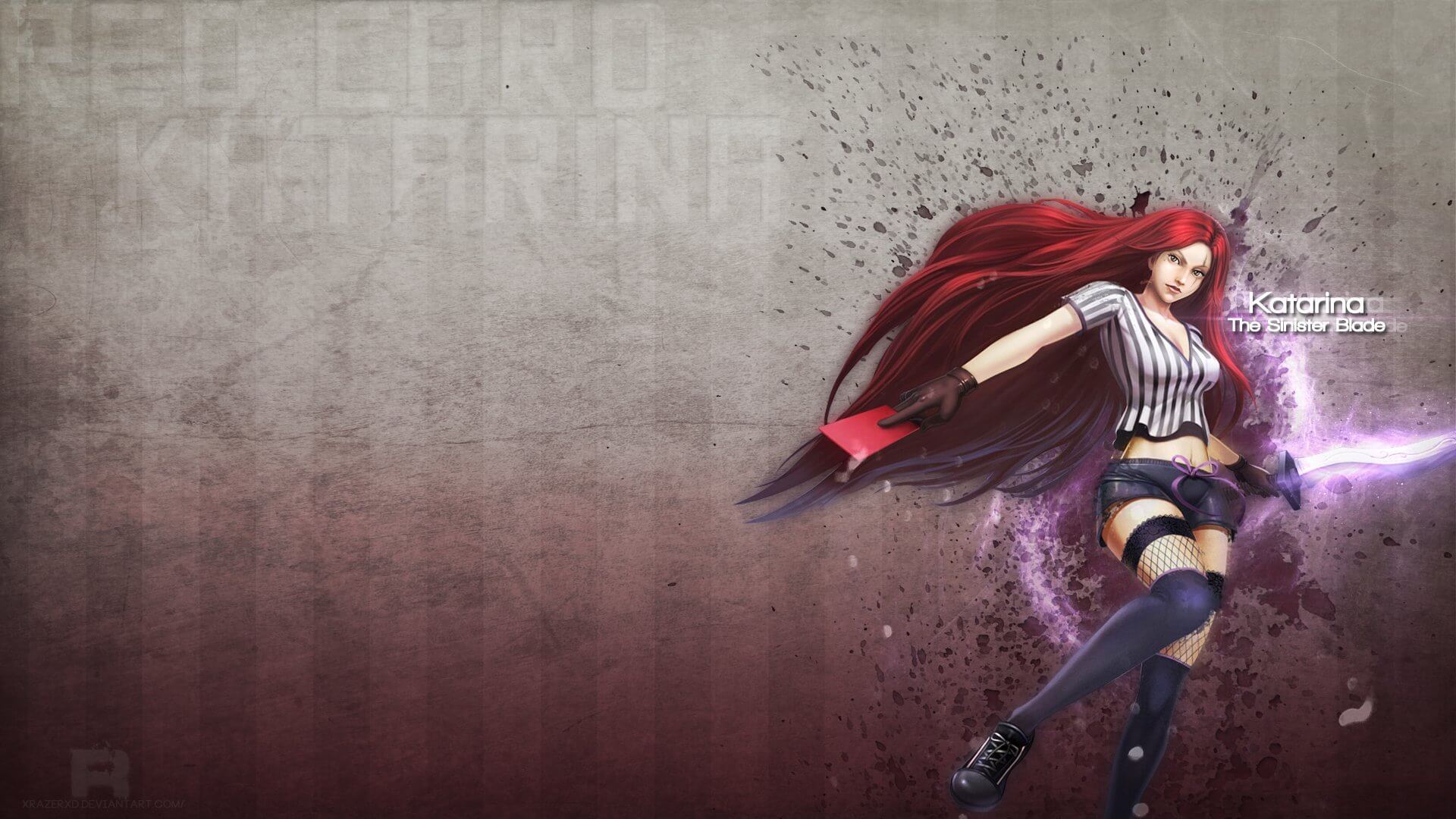 LoL: Katarina The Sinister Blade HD Wallpaper • GamePhD