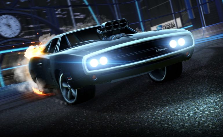 Dodge Charger In Rocket League 4K Wallpaper