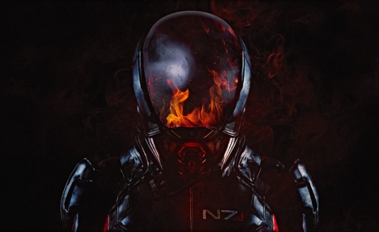 Fire Mass Effect Andromeda 4K Wallpaper