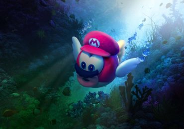 Super Mario Odyssey Underwater 4K Wallpaper