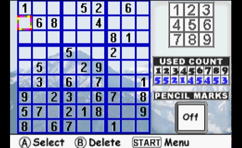 Play Global Star Sudoku Fever Game Boy Advance GamePhD