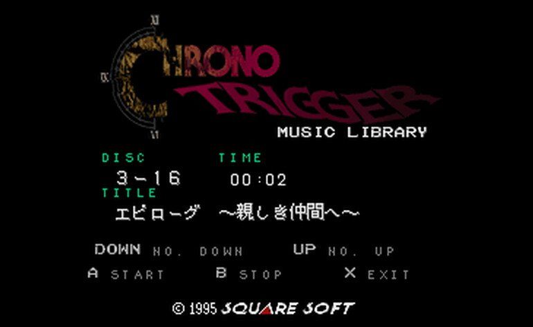 BS Chrono Trigger Music Library Japan