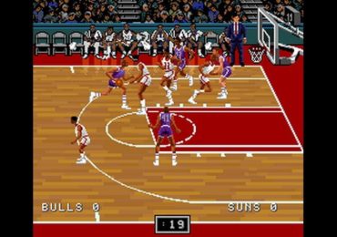 NBA Pro Basketball 94 Bulls vs Suns Japan