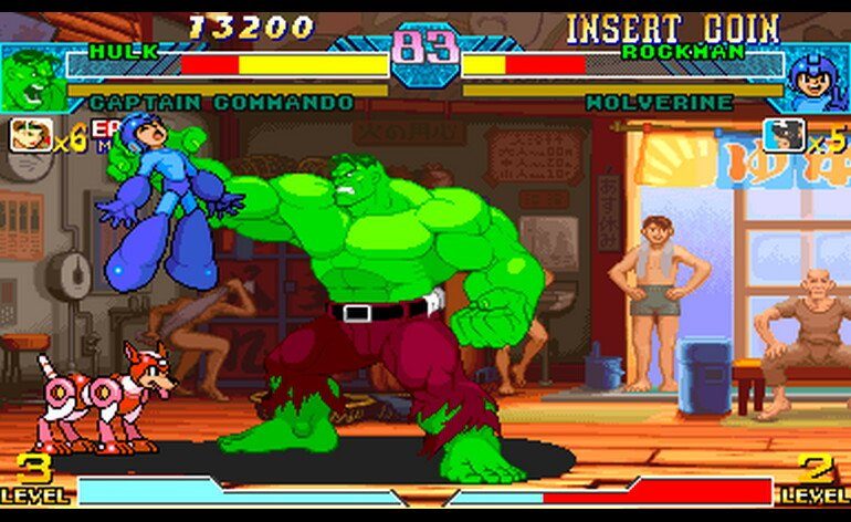 Marvel vs Capcom clash of super heroes 980123 Japan single PCB