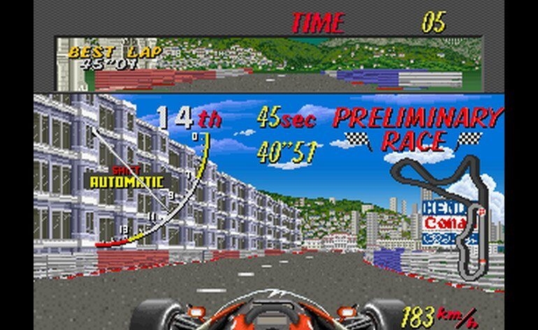 Super Monaco GP World FD1094 317 0126 decrypted Bootleg