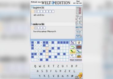 Kreuzwortraetsel DS Welt Edition Germany