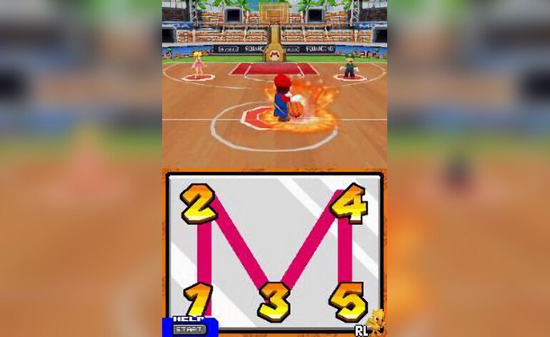 Play Mario Slam Basketball (Europe) (En, Ja, Fr, De, Es, It) • Nintendo