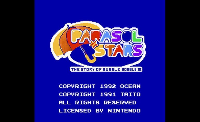 Parasol Stars Rainbow Islands II The Story of Bubble Bobble III Europe Beta
