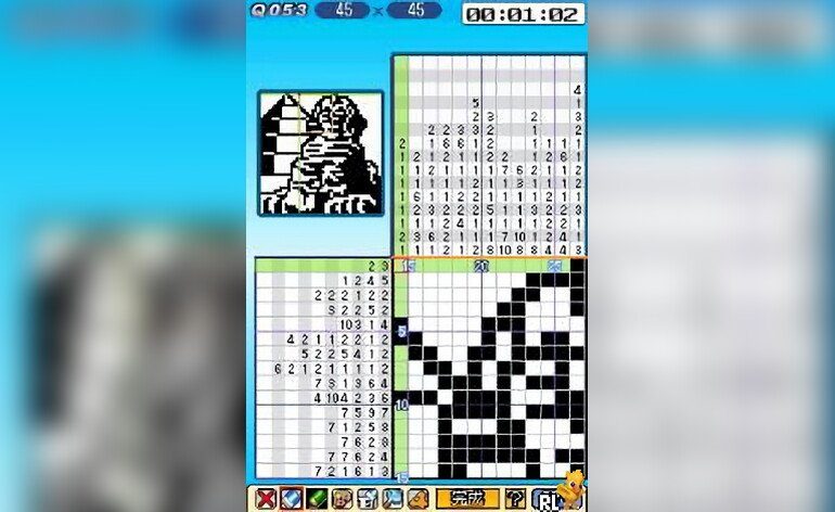 Puzzle Mate DS Oekaki Mate Japan