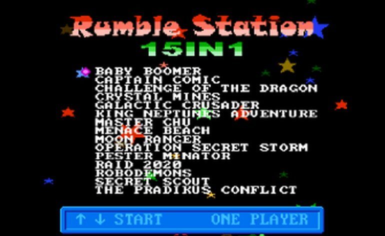 Rumble Station 15 in 1 USA Unl