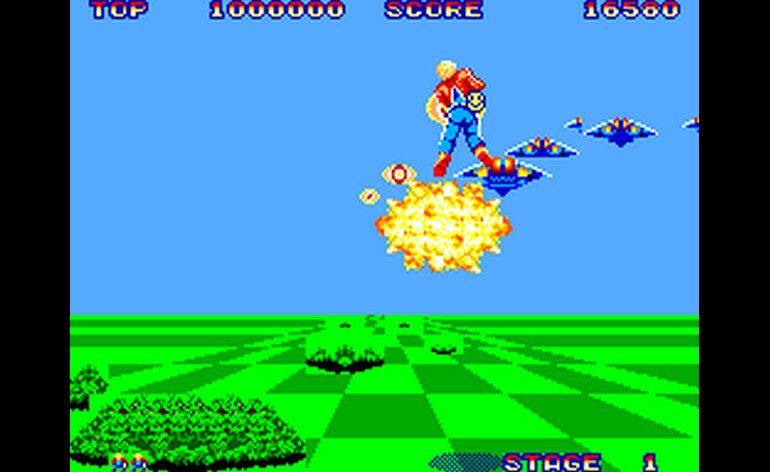 Space Harrier USA Europe