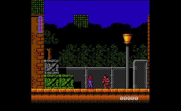 Spider Man Return of the Sinister Six Europe NES