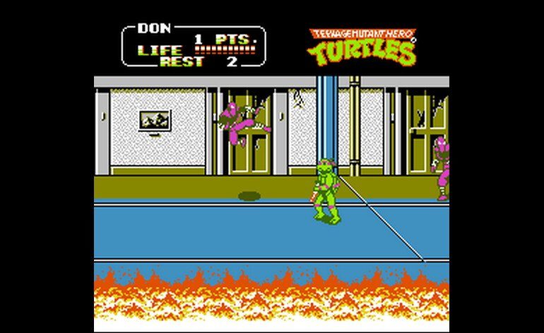 Teenage Mutant Hero Turtles II The Arcade Game Europe