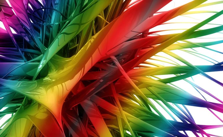 abstract cool cgi color spikes 4k wallpaper