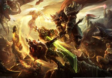 league of legends epic battle 4k wallpaper