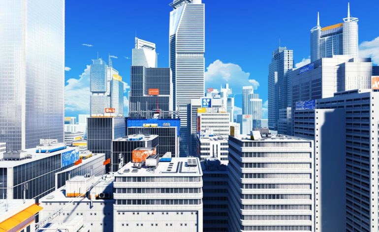 mirrors edge city rooftops hd wallpaper