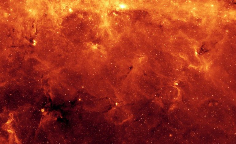 orange galaxy supercluster 4k wallpaper