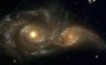 Merging Spiral Galaxies HD Wallpaper